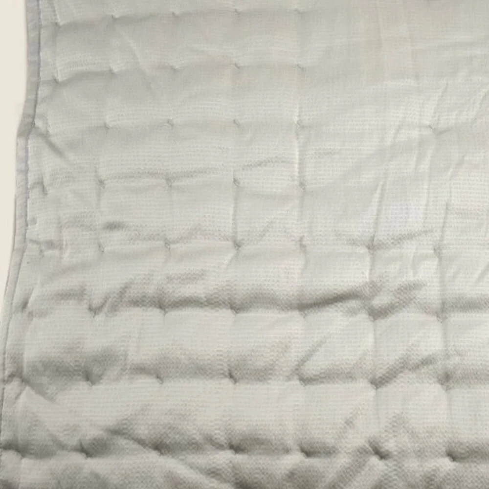 NWOT Donna Karan Hammered Quilt & Shams Set in Platinum